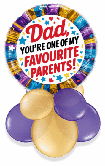 Dad You're One of My Favourite Parents Air Filled Display