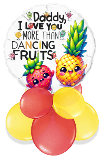 Love More Than Dancing Fruits Air Filled Display