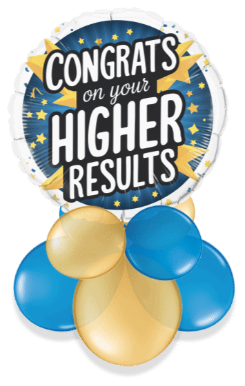 Higher Exam Results Congrats Air Filled Display