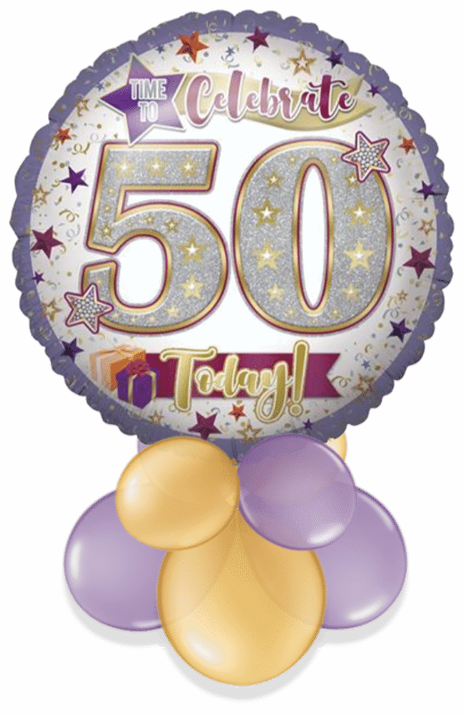 50th Birthday Jumbo Air Filled Display