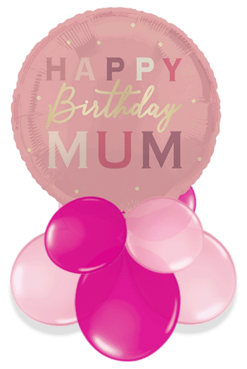 Birthday Mum Pink Air Filled Display