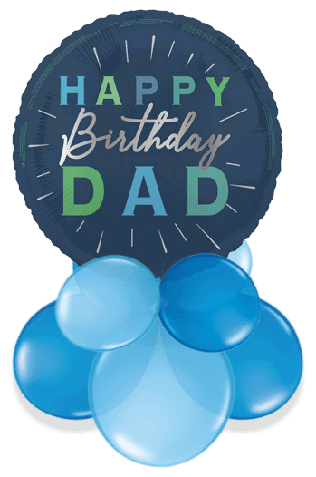 Birthday Dad Blue Air Filled Display