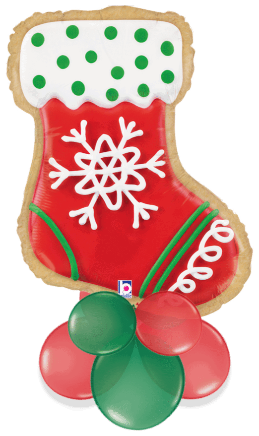 Gingerbread Stocking Air Filled Display