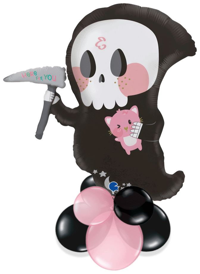 Cute Grim Reaper Air Filled Display