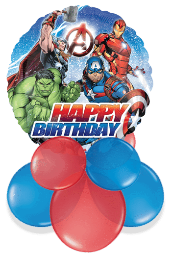 Avengers Birthday Air Filled Display