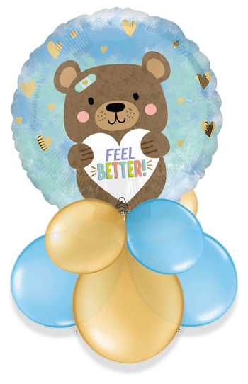 Fell Better Soon Bear Air Filled Display