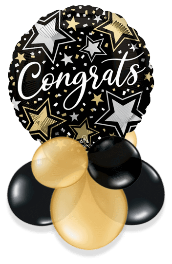 Congrats Stars Air Filled Display