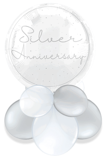 Silver Anniversary Air Filled Display