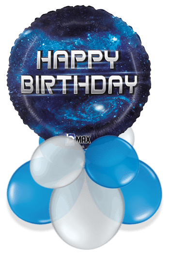 Galactic Birthday Air Filled Display