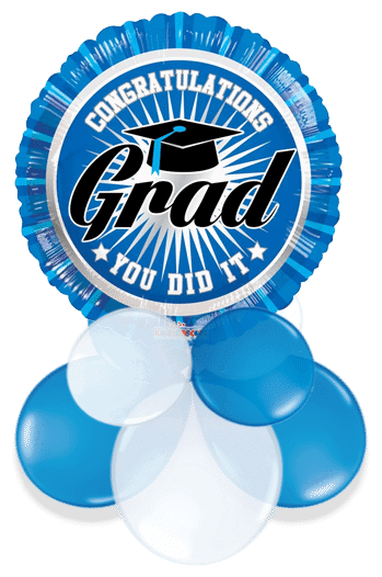 Blue Grad You Did It Air Filled Display