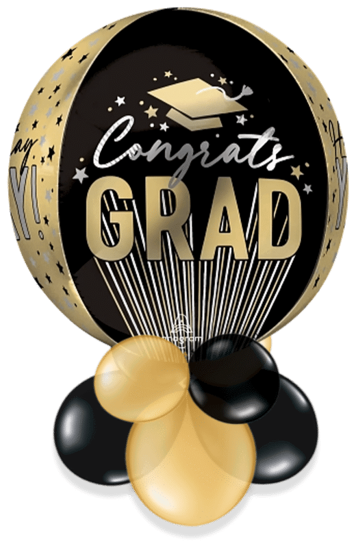 Congrats Grad Orbz Air Filled Display
