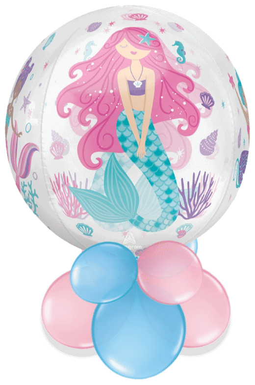 Mermaid Orbz Air Filled Display