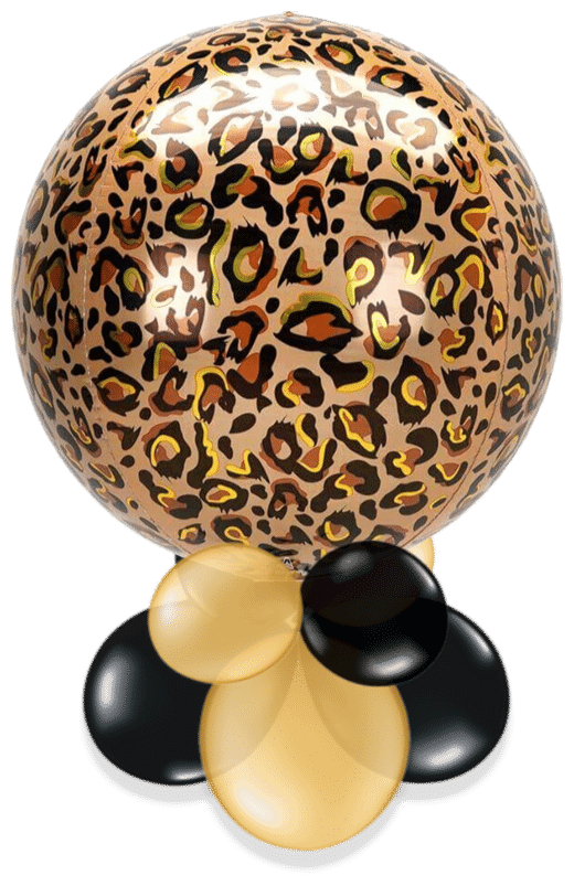 Leopard Print Orbz Air Filled Display