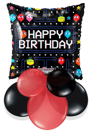 Birthday Pac Man Gaming Air Filled Display