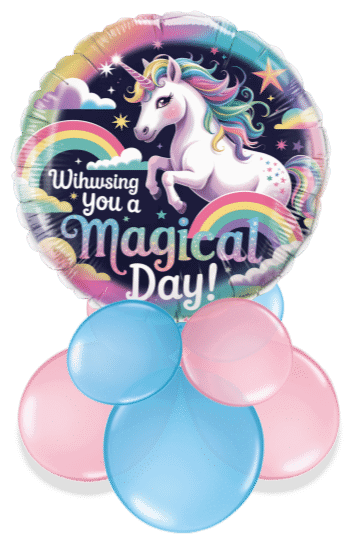 Magical Birthday Unicorn Air Filled Display