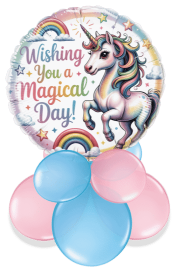 Magical Birthday Unicorn Air Filled Display