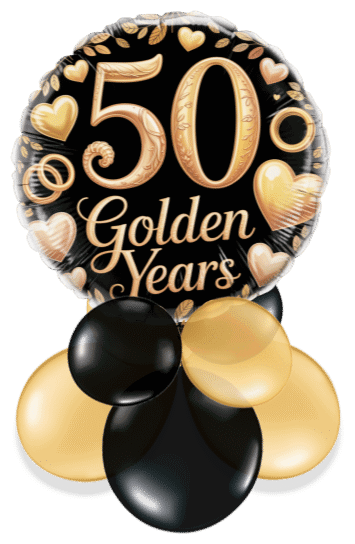 Golden Anniversary Air Filled Display