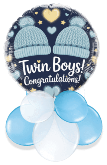 Twin Boys Air Filled Display