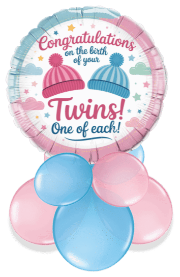 One of each Twins! Air Filled Display
