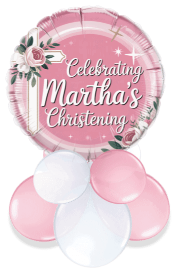 Christening Girl Air Filled Display