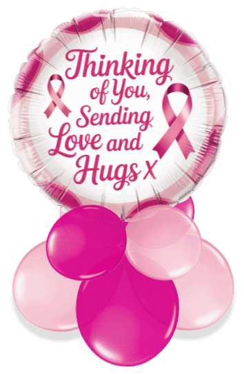 Pink Ribbons Air Filled Display