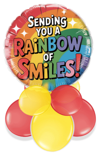 Sending a Rainbow of Smiles Air Filled Display