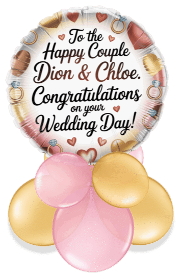 Wedding Day Air Filled Display