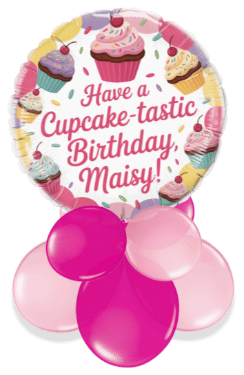 Cupcake Birthday Air Filled Display