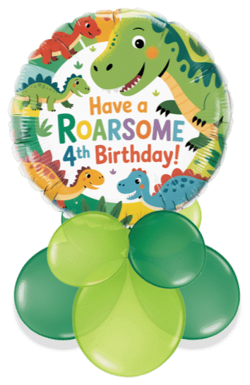 4th Birthday Air Filled Display