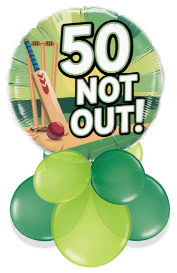 50 Not Out Air Filled Display