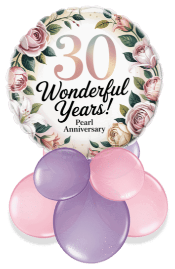 Pearl Anniversary Air Filled Display