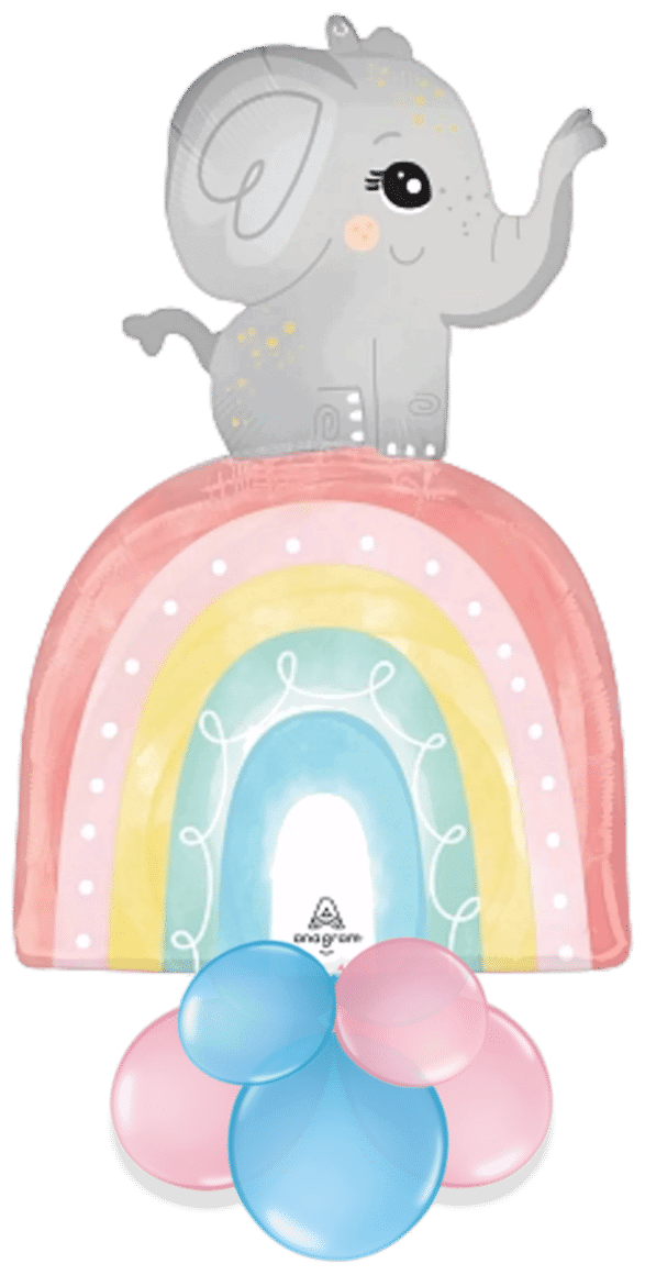 New Baby Rainbow Ele Air Filled Display