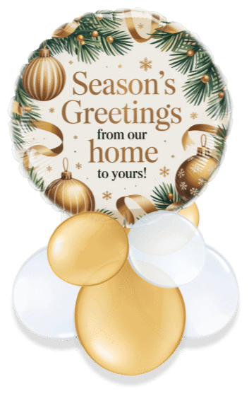 Seasons Greetings Air Filled Display