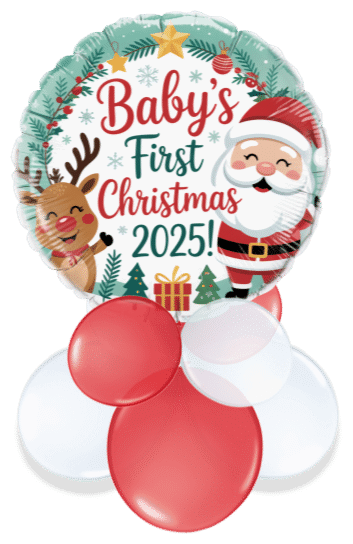 Babys 1st Christmas Air Filled Display