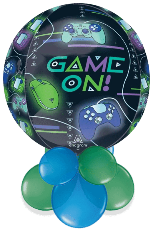 Game On Gamer Orbz Air Filled Display