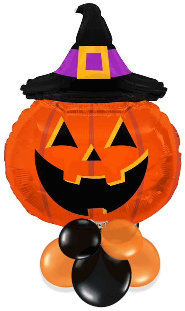 Pumpkin in Hat Air Filled Display