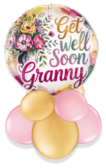 Get Well Flowers Air Filled Display