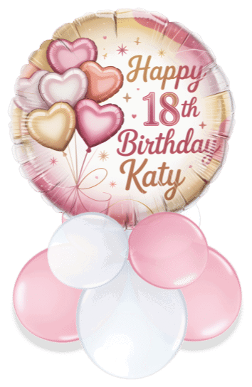 18th Balloons Air Filled Display