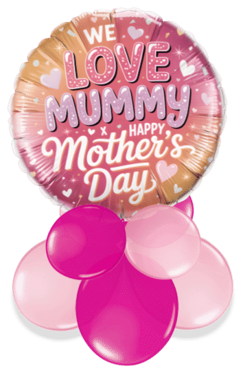 We Love You Mummy Air Filled Display