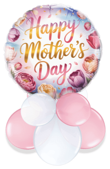 Floral Heart Mother's Day Air Filled Display