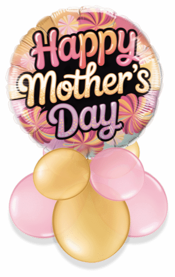 Colourful Floral Mother's Day Air Filled Display