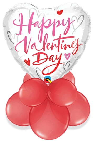 Happy Valentines Day Heart Air Filled Display