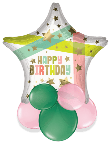 Starry Birthday Air Filled Display