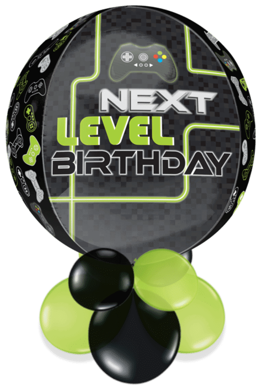 Next Level Birthday Orbz Air Filled Display