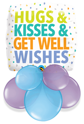 Get Well Wishes Air Filled Display