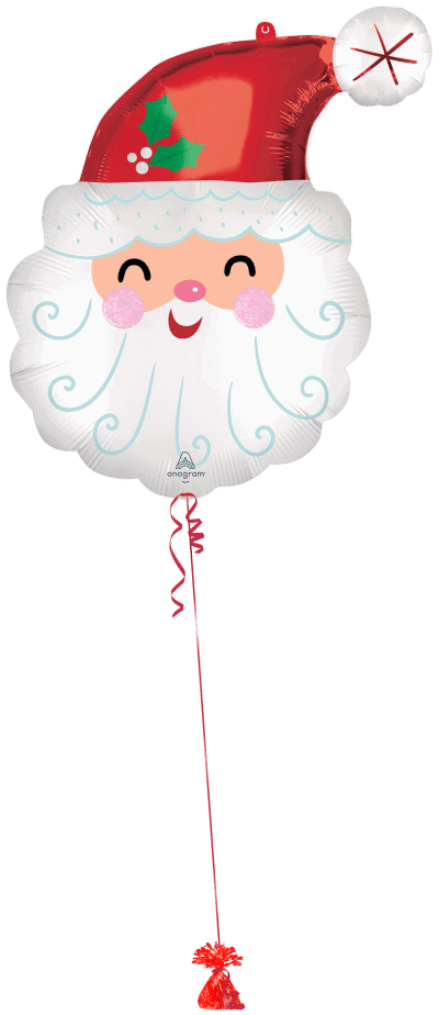 Jolly Santa Balloon Bunch