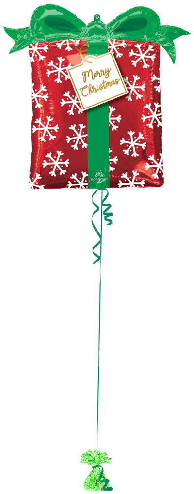 Giant Christmas Gift Balloon Bunch