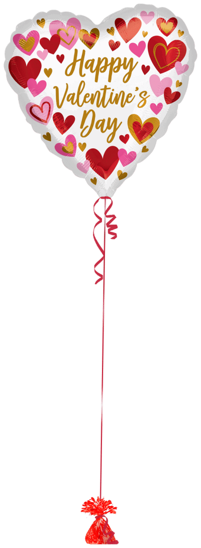 Jumbo Hearts  Balloon Bunch