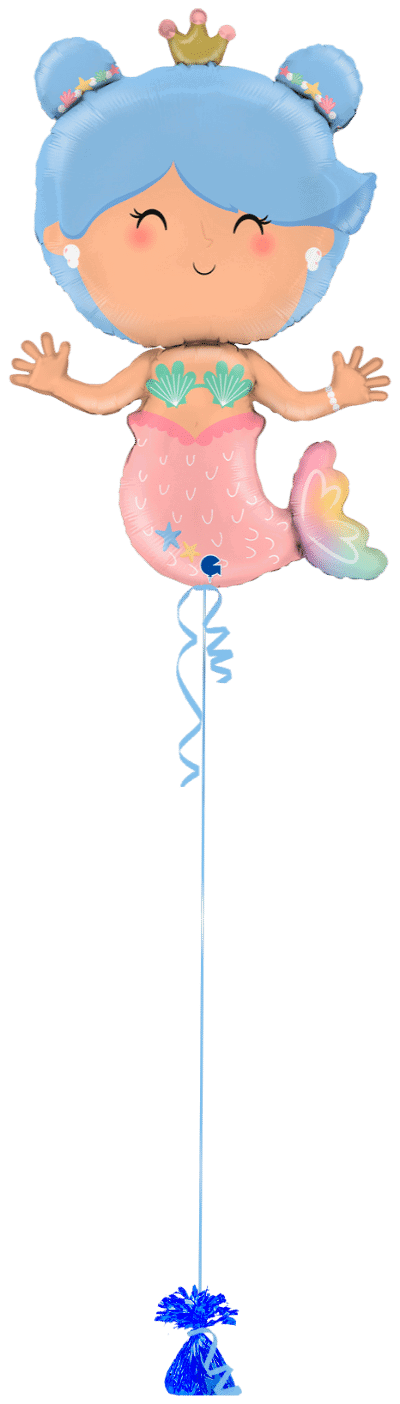 Princess Mermaid Balloon Bunch