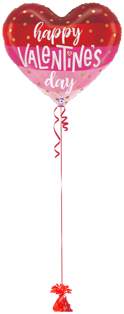 Happy Valentines Day Jumbo Balloon Bunch